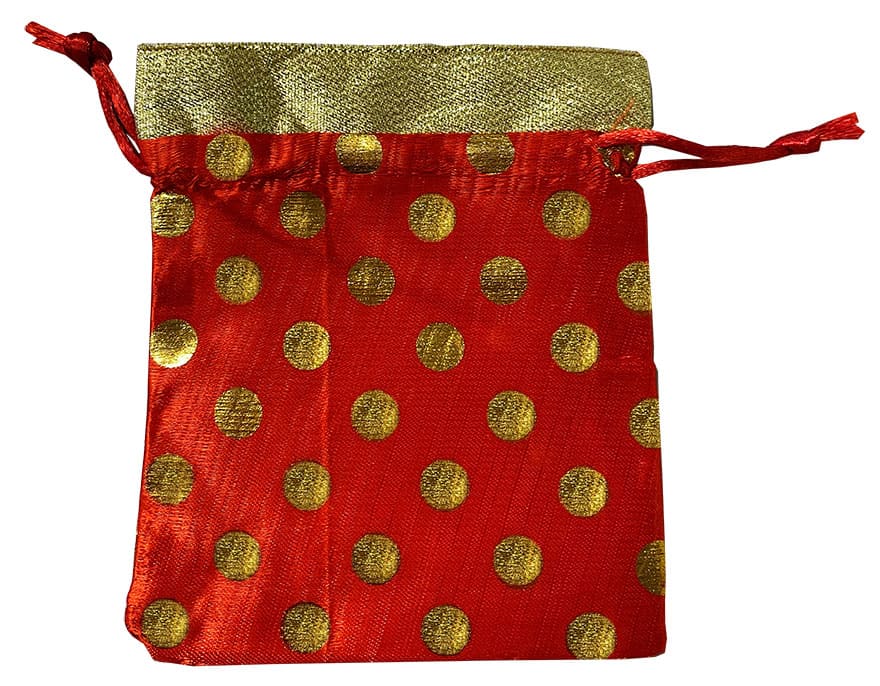 Petit Sac satiné rouge pack 100 pcs