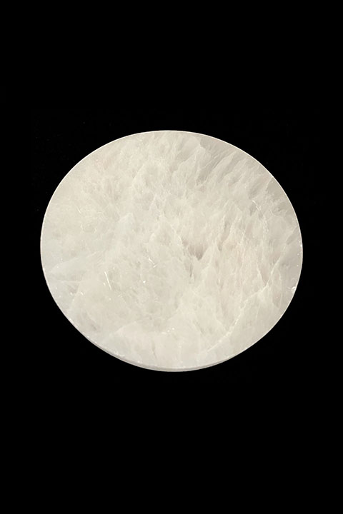 Support Circulaire en Sélénite 12cm
