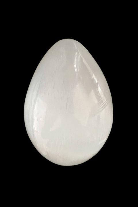 Gros Oeuf en Sélénite 13cm 1Kg