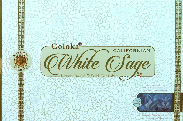 Encens Goloka sauge blanche 15g