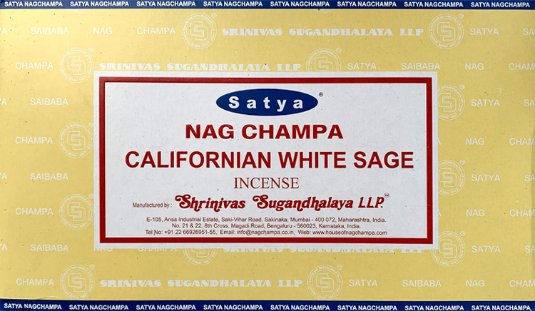 Encens Satya Californian White Sage 15g