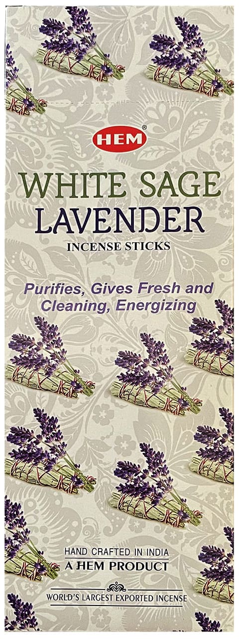 Encens Hem Sauge Blanche & Lavande Hexa 20g