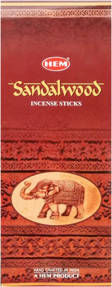 Encens hem Sandalwood hexa 20g chez Arabesk