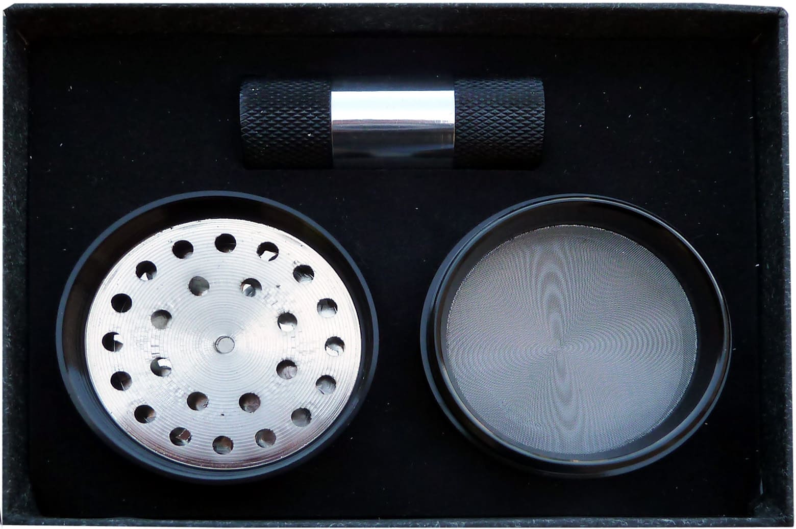 Set grinder 4 parts 62mm & presse