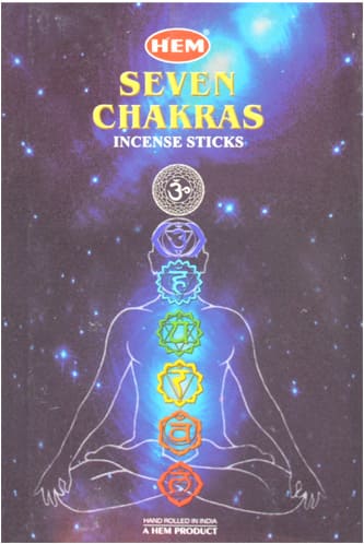 Encens Hem Sept Chakras pouch