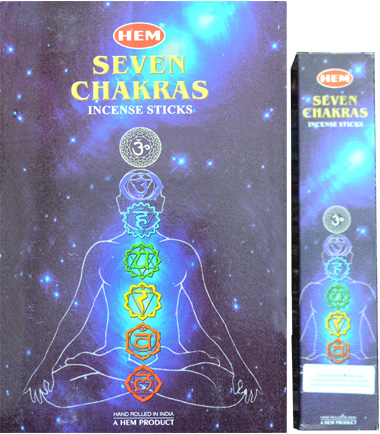 Encens Hem Sept Chakras pouch