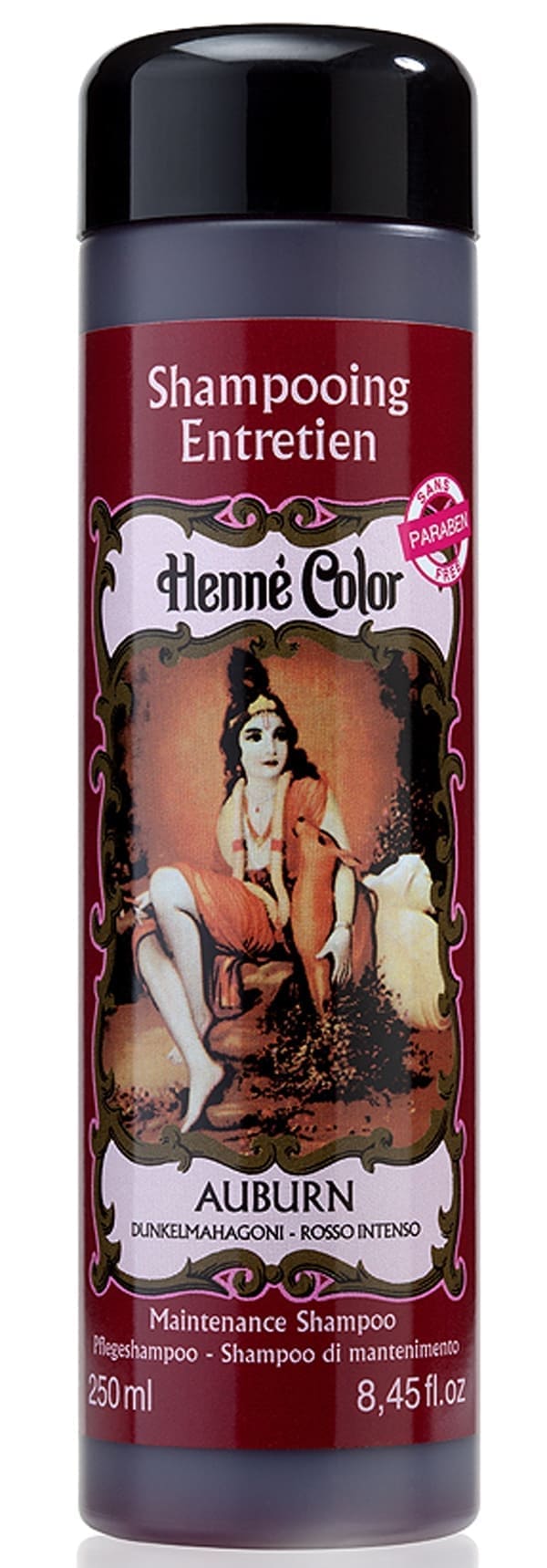 Pack de 3 Shampooings entretien Henné Color auburn 250ml chez Arabesk