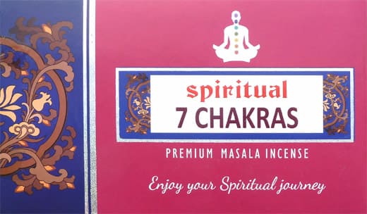 Encens sri durga Spiritual 7 Chakras 15g chez Arabesk