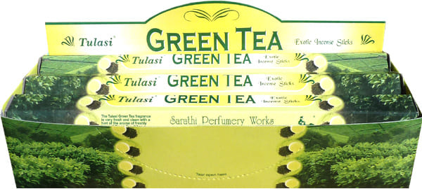 Encens tulasi sarathi thé vert hexa 20g