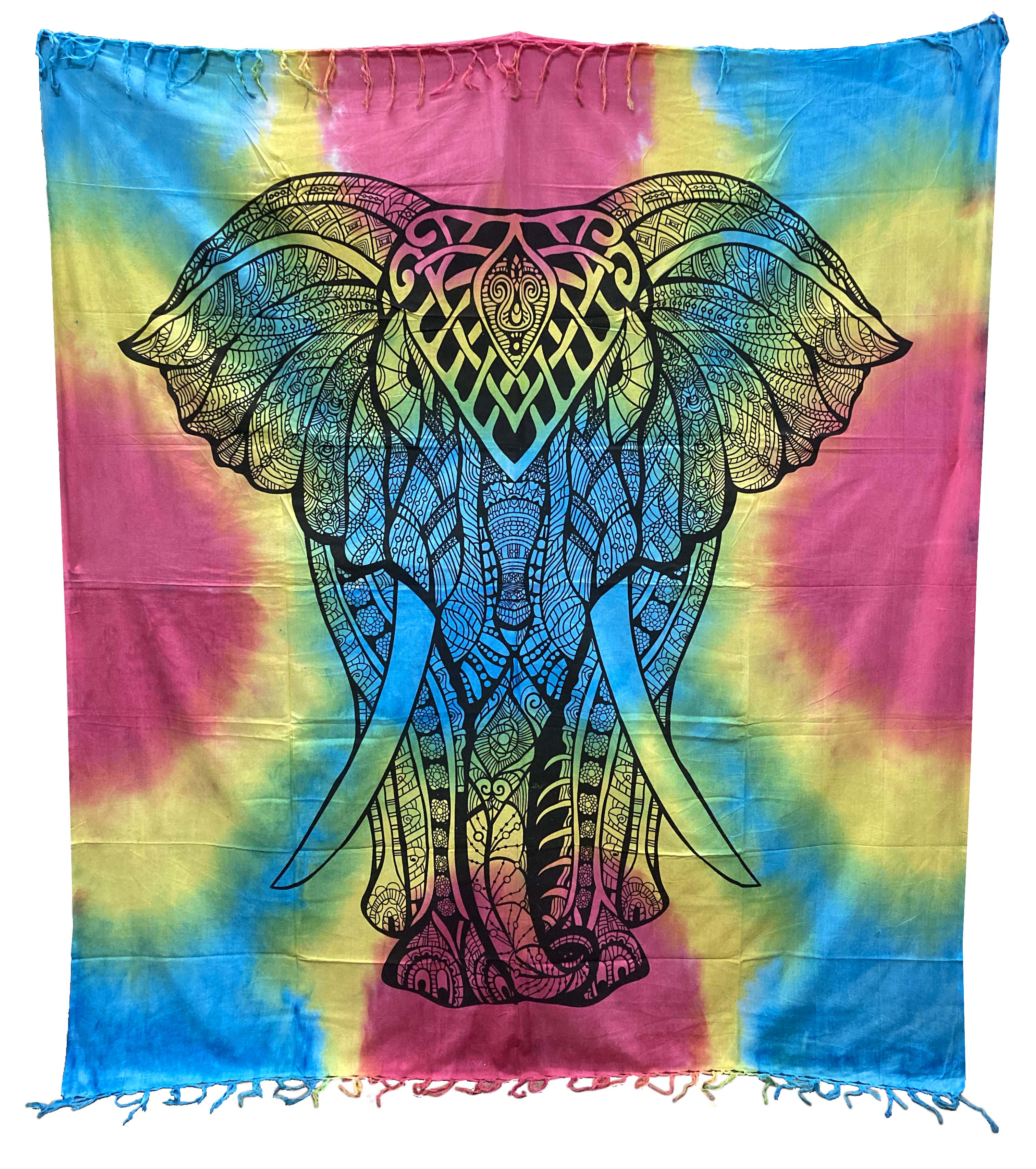 Tenture Eléphant Mix couleurs