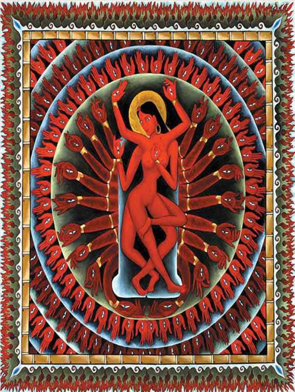 Tenture arabesk vajra yogini chez Arabesk