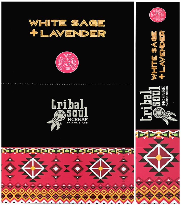 Encens Tribal Soul Sauge Blanche & Lavande masala 15g chez Arabesk