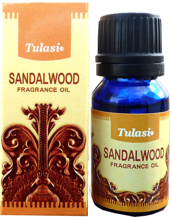 Huile parfumée tulasi santal 10mL x 12