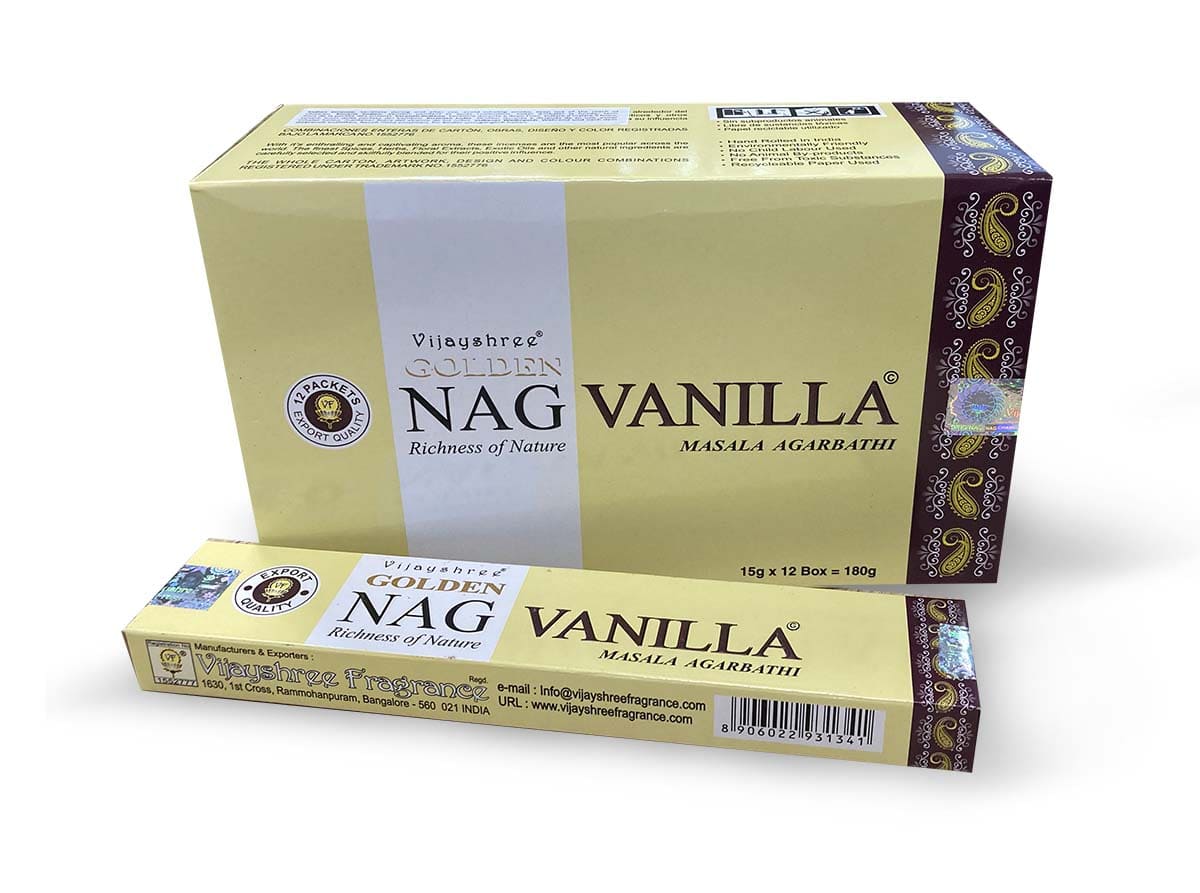 Encens Vijayshree Golden Nag Vanille 15g