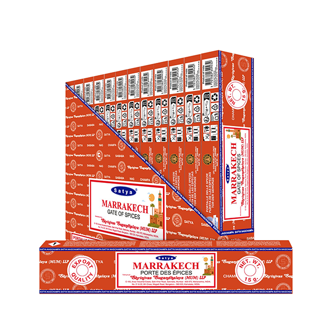 Encens Satya Marrakech 15g chez Arabesk