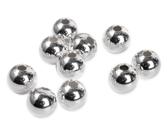 925 Silber Charm Perlen Kugeln 8mm x 5