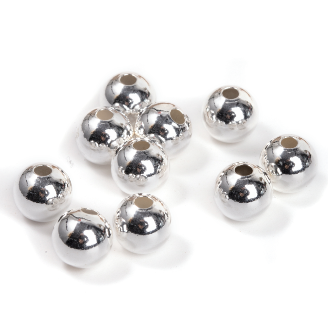 Perles Charms Argent 925 Boules 8mm x 5