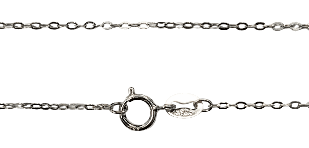 Collier Chaîne Argent 925 Chaîne Maille Ovale Ajustable 45 cm chez Arabesk|fr