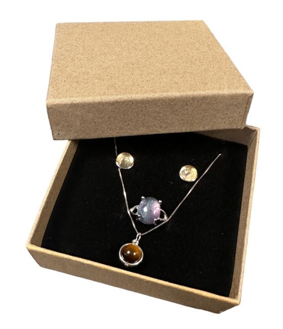 Boite Cadeau pour Bijoux en Carton Kraft  9cm x10 chez Arabesk|fr