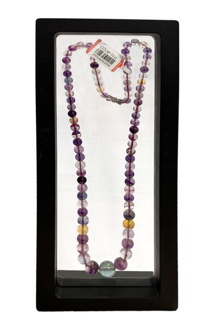 Boite Cadre Noire pour Bijoux 23cm x10 chez Arabesk|fr