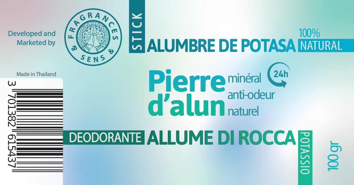 Pierre d'Alun déodorant naturel