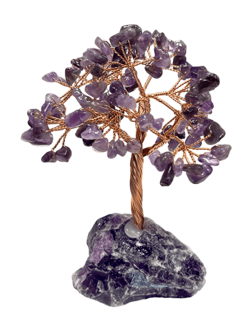 Arbre de Vie Améthyste sur Druse Améthyste 12-13cm chez Arabesk