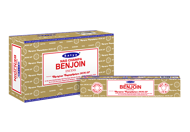 Encens Satya Benjoin 15g chez Arabesk