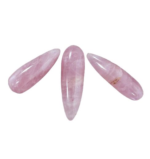 Baton de massage en quartz rose 360grs