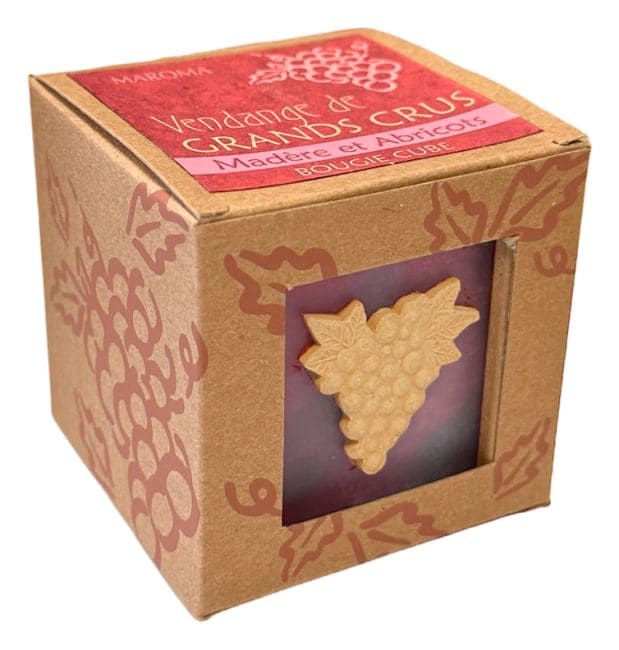 Bougie Maroma Madère et Abricots en Cube 290g chez Arabesk|fr