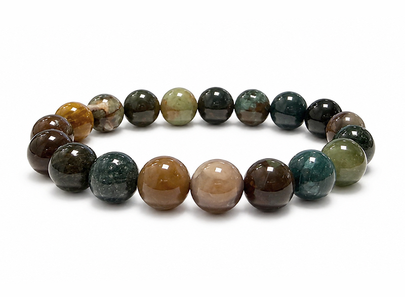 Bracelet Agate Indienne A perles 10mm
