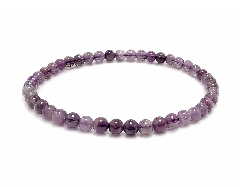 Bracelet Améthyste A perles 4-5mm