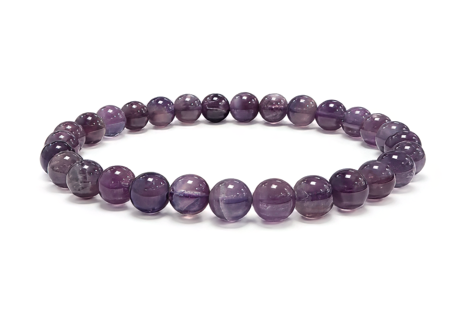 Bracelet Améthyste AB perles 6mm chez Arabesk