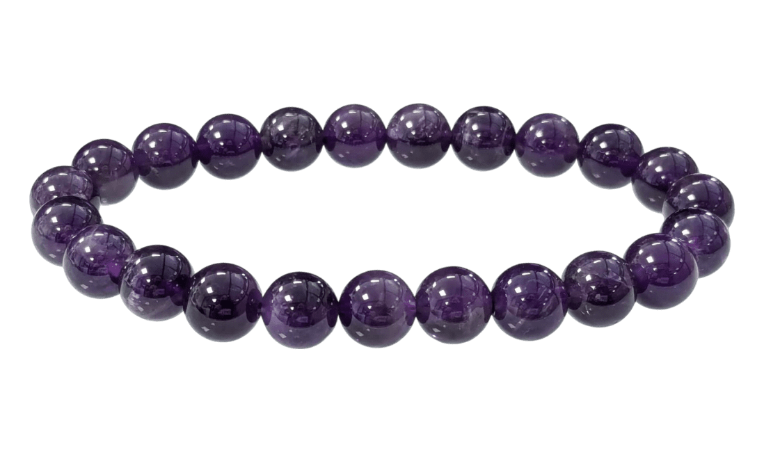 Bracelet Amethyste A perles 7.5-8.5mm chez Arabesk