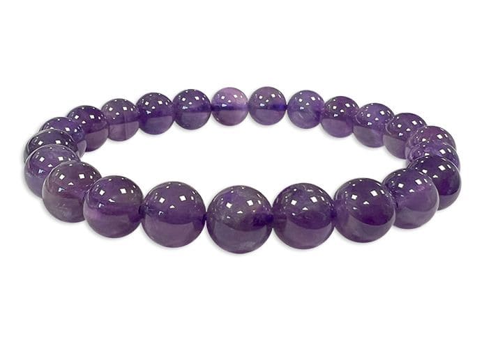 Armband Amethyst AA perles 8mm