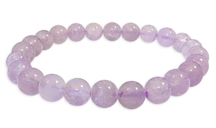 Bracelet Amethyste Lavande A perles 8mm