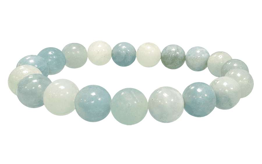 Bracelet Amazonite Chine perles 10mm