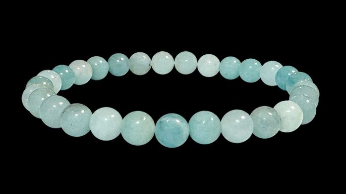 Bracelet Amazonite Chine perles 6mm