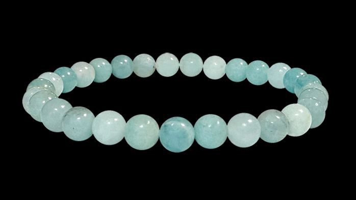 Bracelet Amazonite Chine perles 6mm