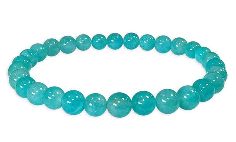 Bracelet Amazonite Chine AA perles 5.5-6.5mm