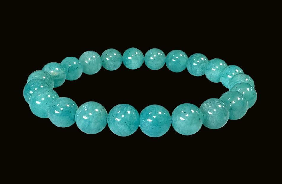 Bracelet Amazonite Chine AA perles 7.5-8.5mm