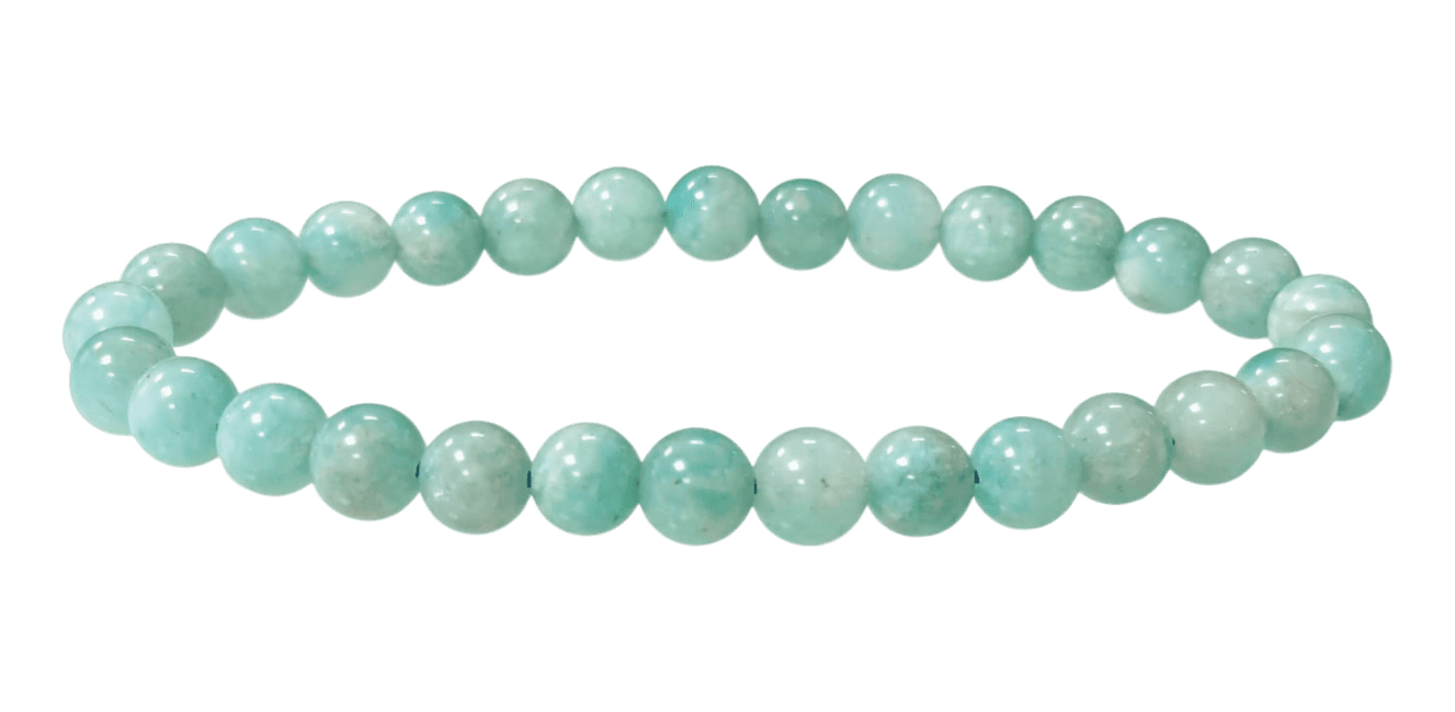 Bracelet Amazonite Perou AA perles 6-7mm chez Arabesk