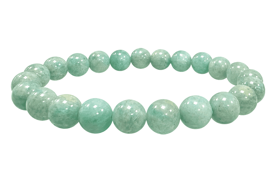 Bracelet Amazonite Perou A perles 8mm