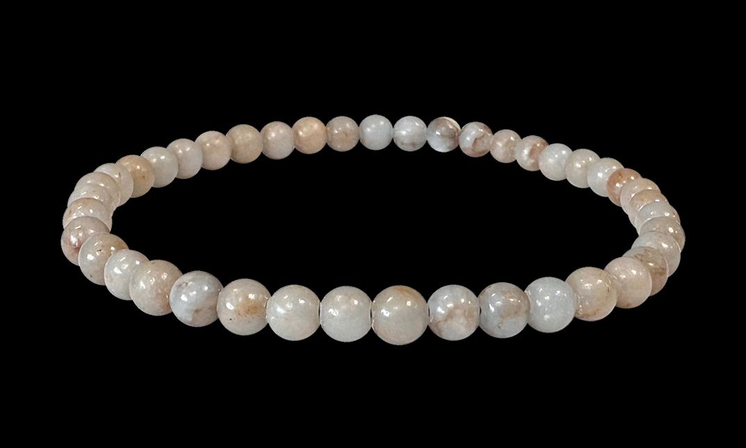 Bracelet Angelite perles 4-5mm