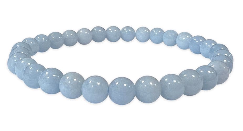 Bracelet Angelite A perles 5-6mm