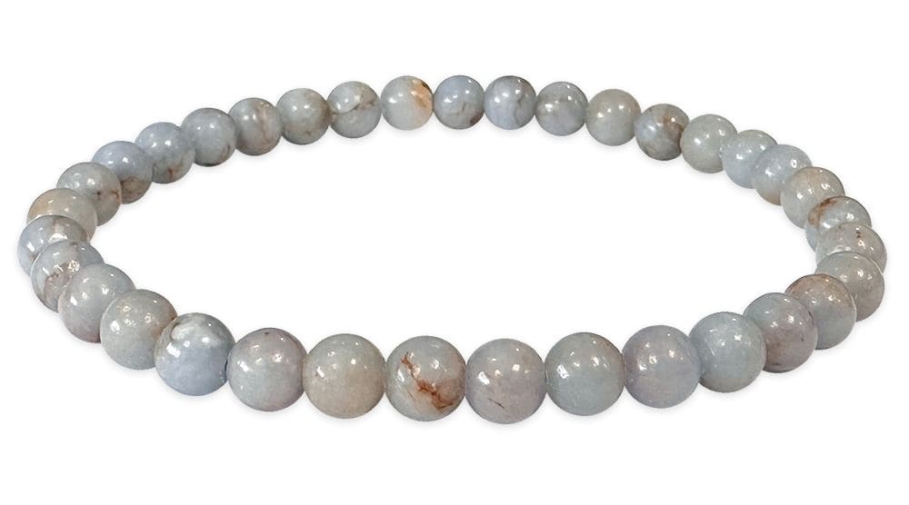 Bracelet Angelite perles 5-6mm