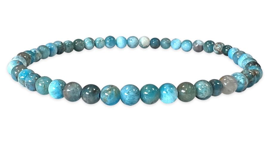 Bracelet Apatite Bleue A perles 5mm