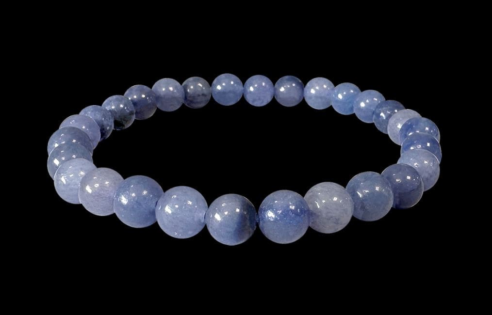 Bracelet Aventurine bleue A perles 6mm chez Arabesk|fr