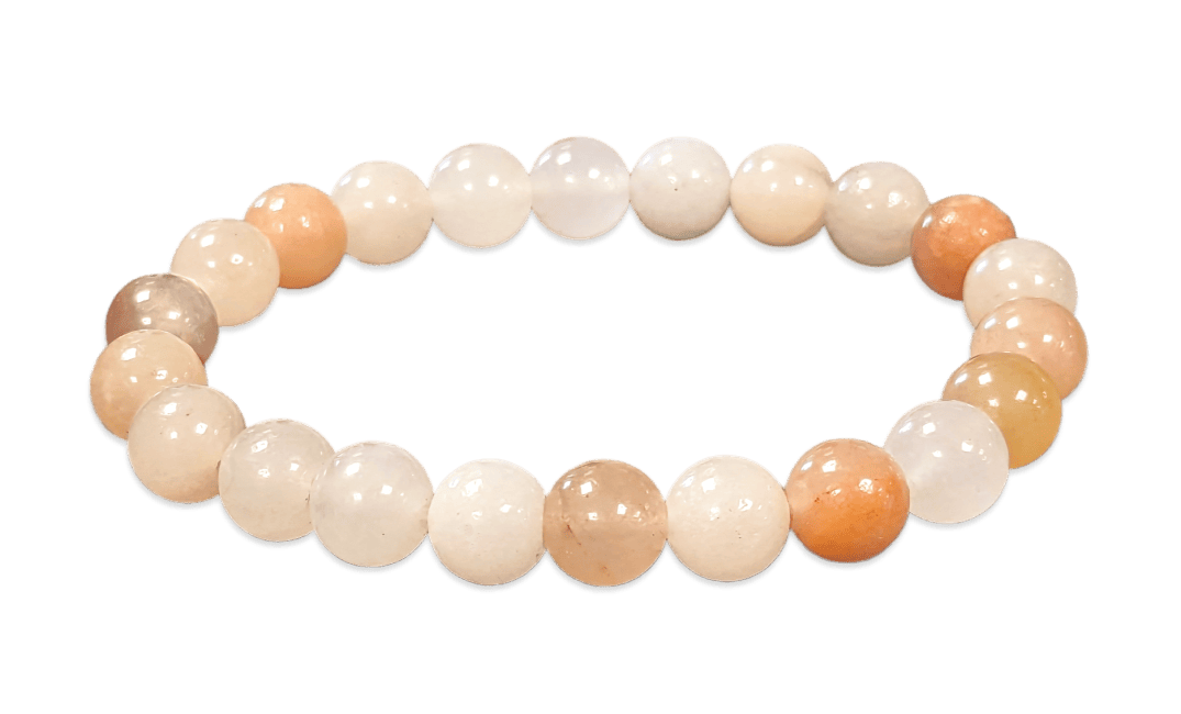 Bracelet Aventurine Pêche A perles 8mm