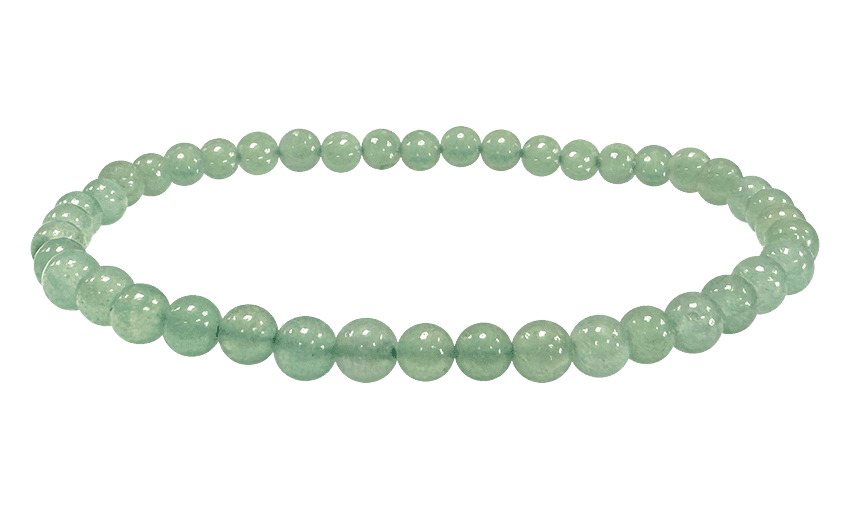 Bracelet Aventurine verte perles 4mm chez Arabesk