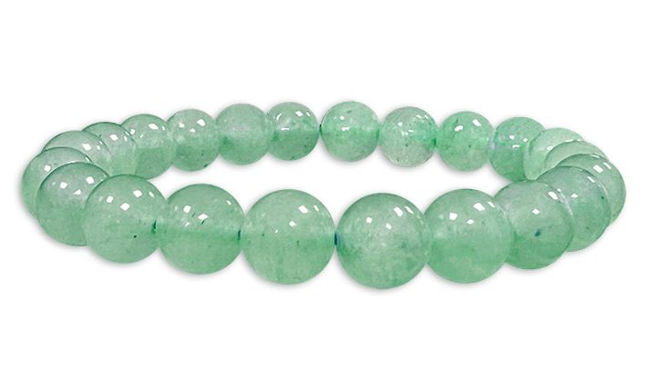 Bracelet Aventurine Verte perles 8mm chez Arabesk